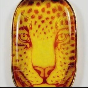 10k Vintage Leopard Pedant